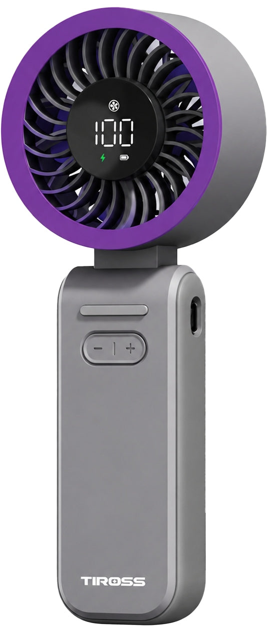 PORTABLE FAN MINI DESK FAN QUIET HANDHELD 3600mAh 100 mode Brand Tiross