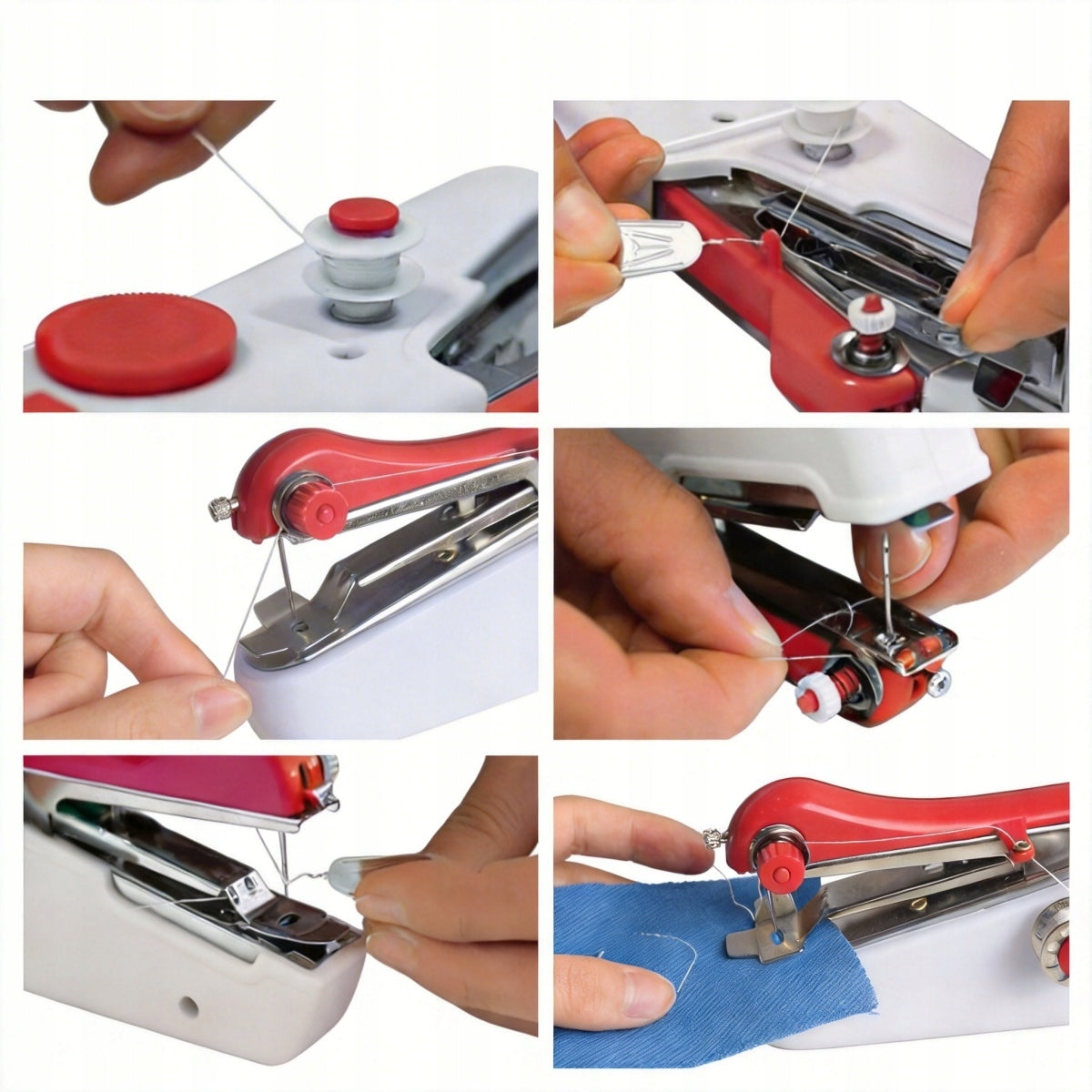 PORTABLE HANDHELD MINI ELECTRIC SEWING MACHINE WITH SEWING ACCESSORIES Brand no brand