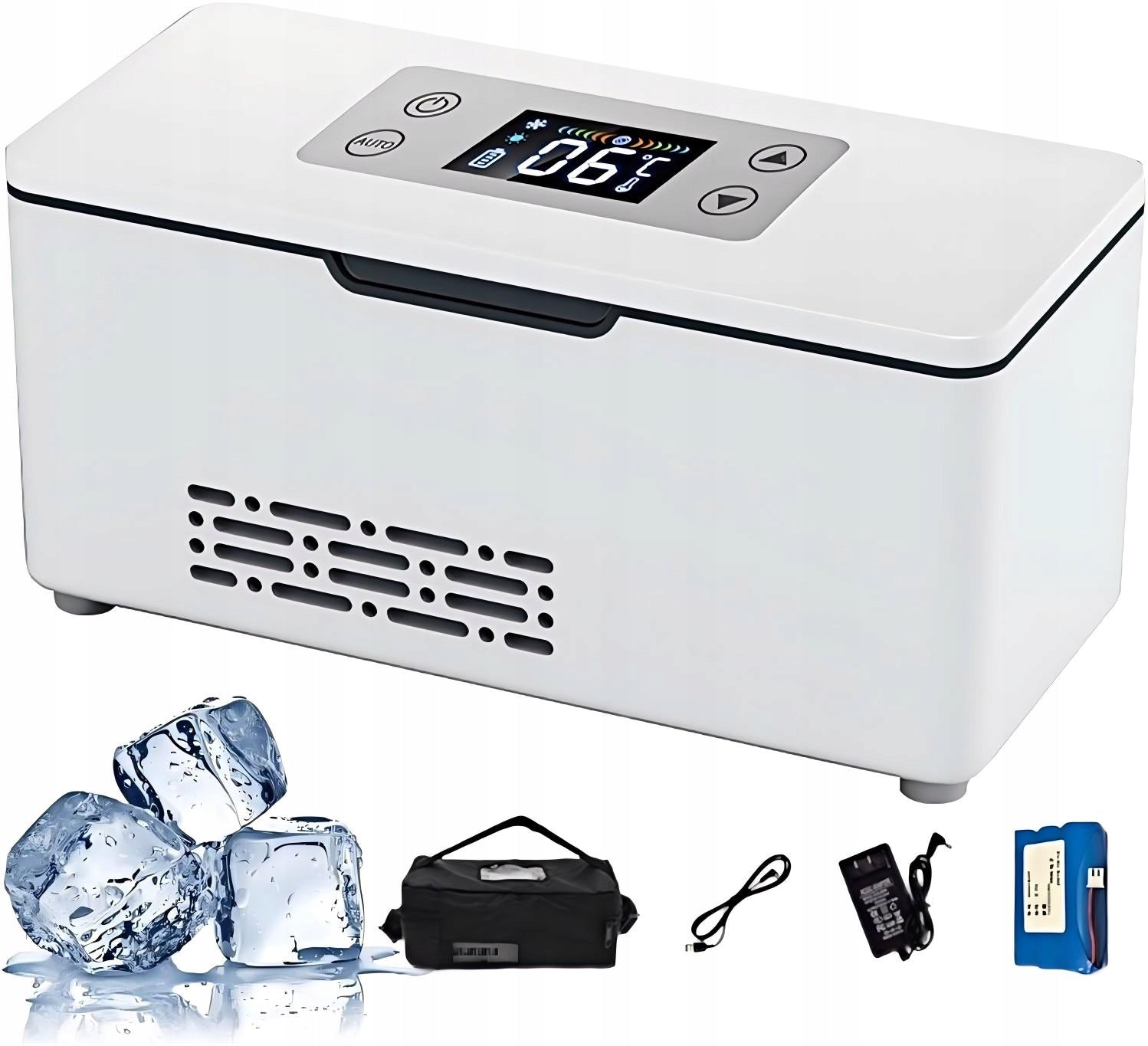 PORTABLE INSULIN REFRIGERATOR MEDICINE INSULIN REFRIGERATOR WITH LARGE BATTERY Manufacturer code Coolbox