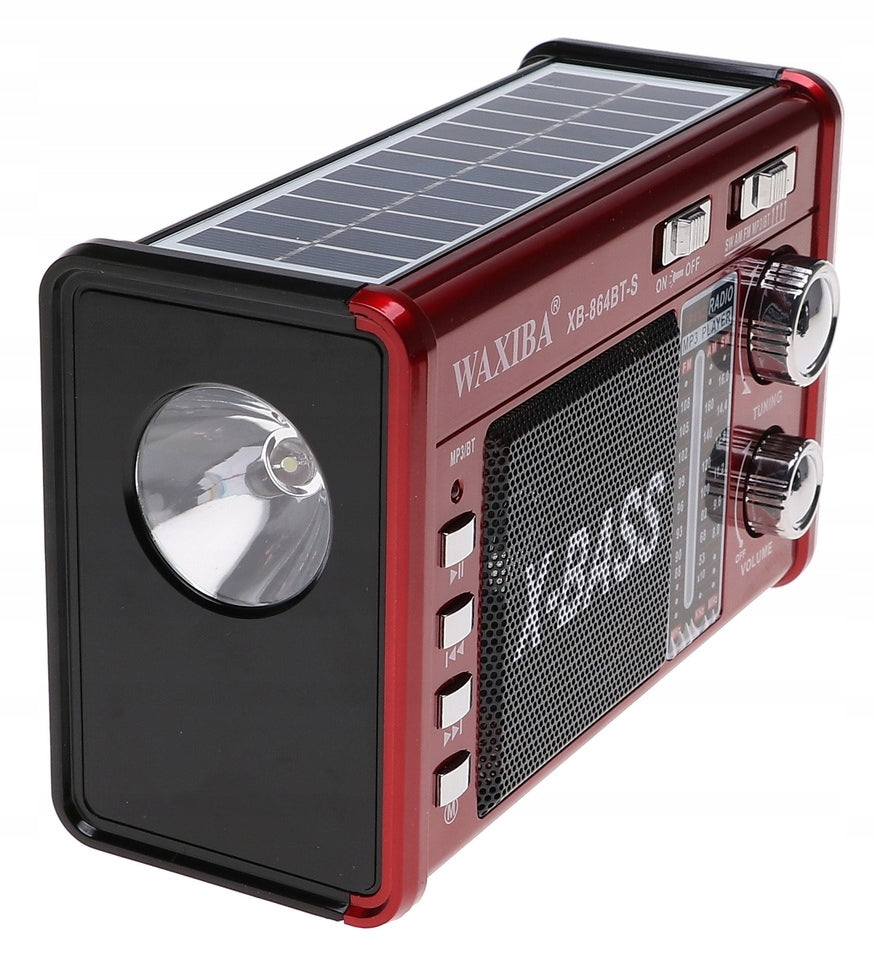 PORTABLE KITCHEN RADIO SOLAR Speaker Flashlight Bluetooth Solar 1263 Brand no brand