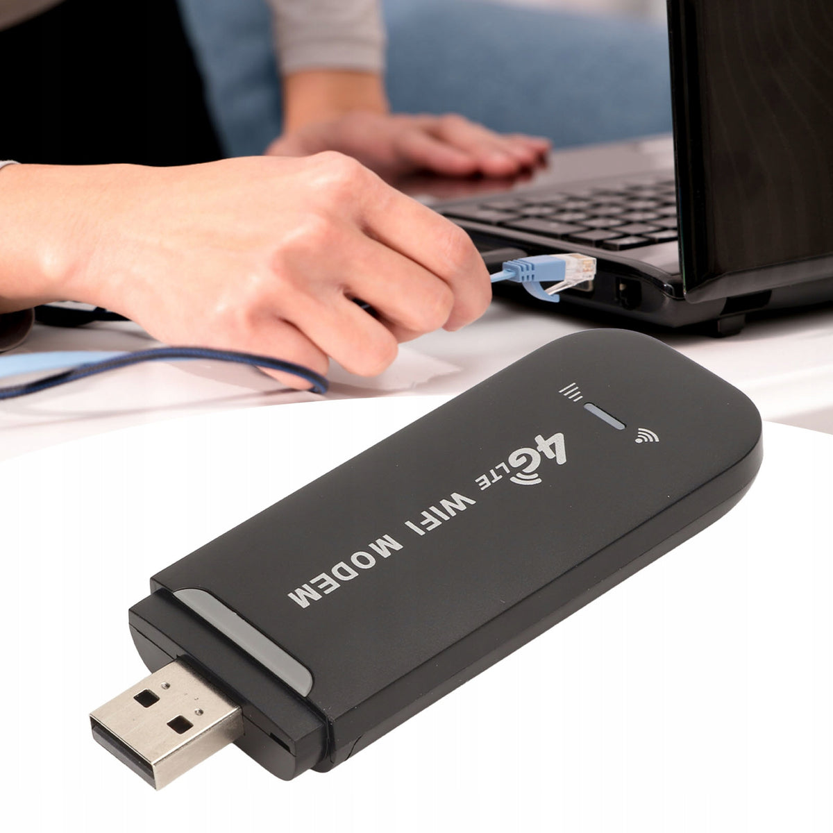 PORTABLE MOBILE ROUTER 4G DONGLE LTE SIM WIFI USB ROUTER 150MBPS Packaging status original