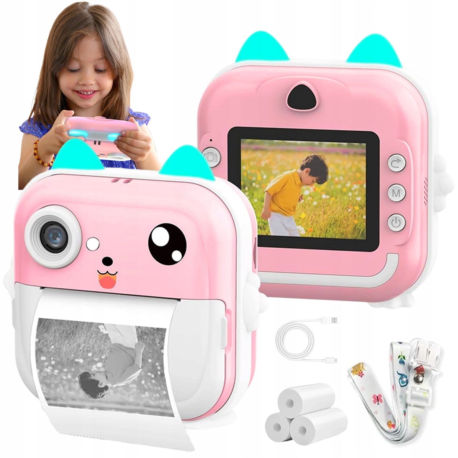 PORTABLE PHOTO PRINTER, MOBILE THERMAL PHOTO PRINTER