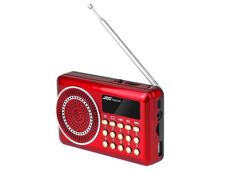 PORTABLE POCKET RADIO H033UR + rechargeable battery Brand JOC