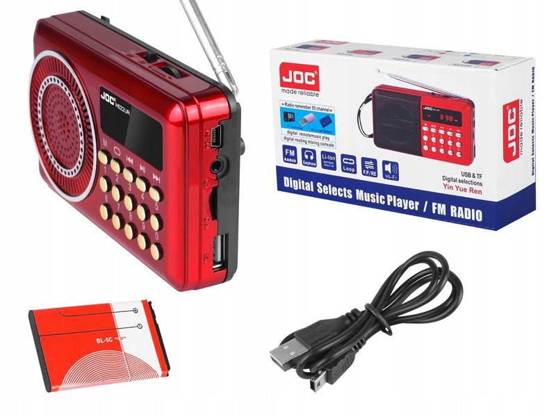 PORTABLE POCKET RADIO H033UR + rechargeable battery
