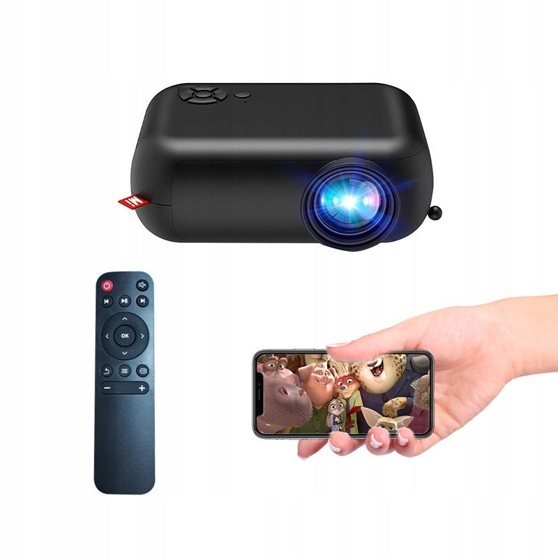 PORTABLE PROJECTOR WITH REMOTE CONTROL ITIMPORT UP TO 170 INCHES BLUETOOTH FullHD