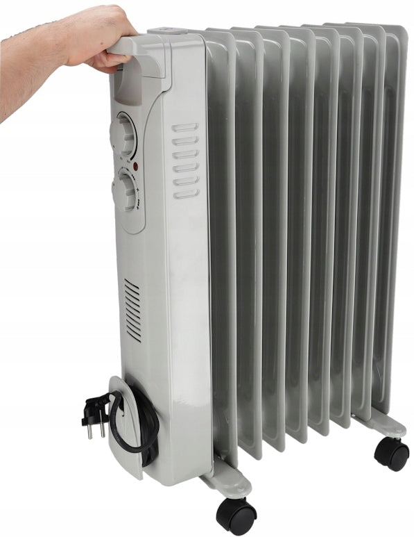 PORTABLE RADIATOR OIL RADIATOR FOR HEATING ROOMS WITH AIR SUPPLY Packaging status original