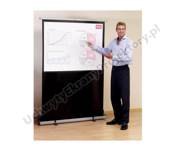 PORTABLE SCREEN NOBO PORTABLE 122x91cm 4:3 MW Brand Nobo