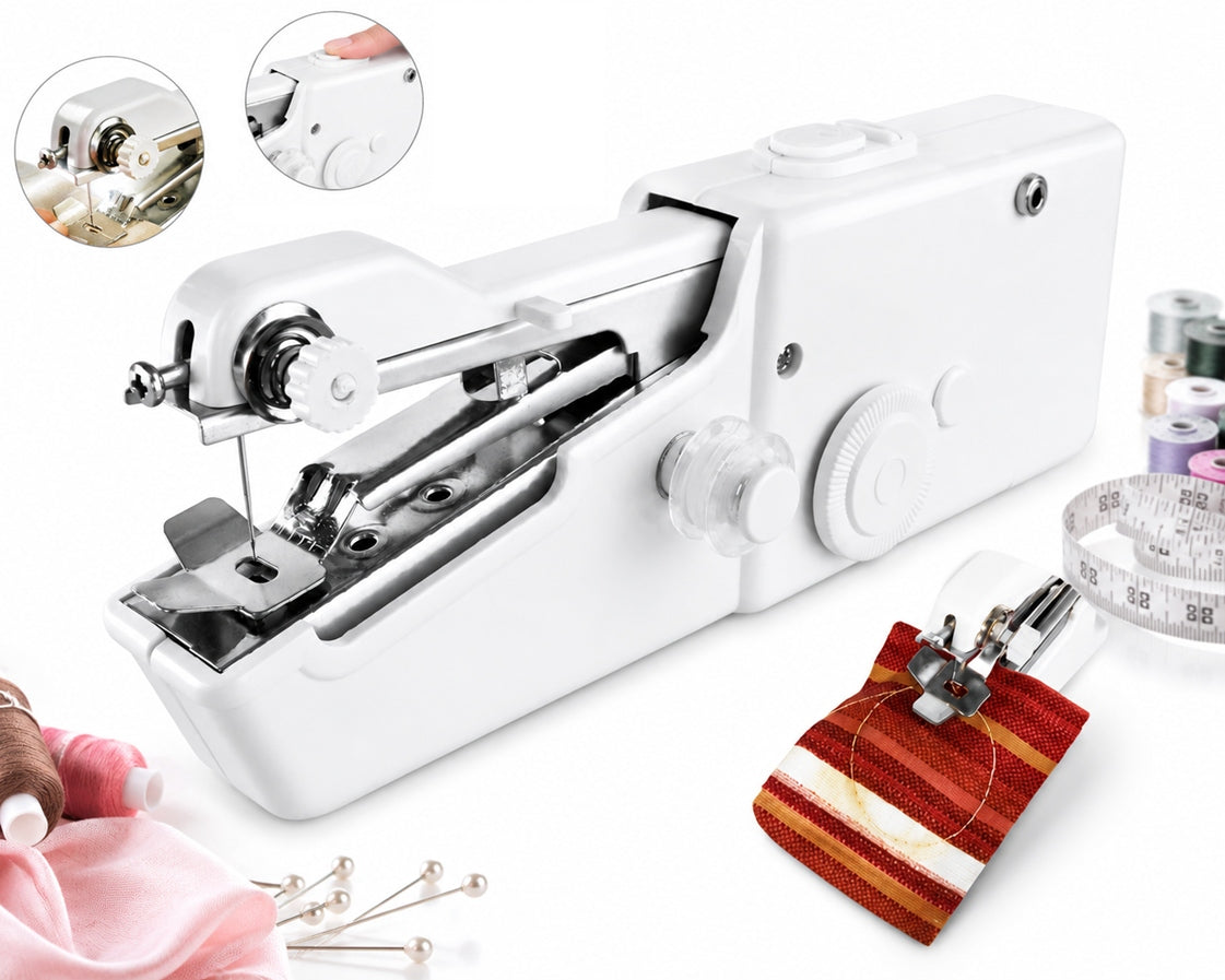 PORTABLE SEWING MACHINE HANDY STITCH ELECTRIC HAND MINI FOR CLOTHES