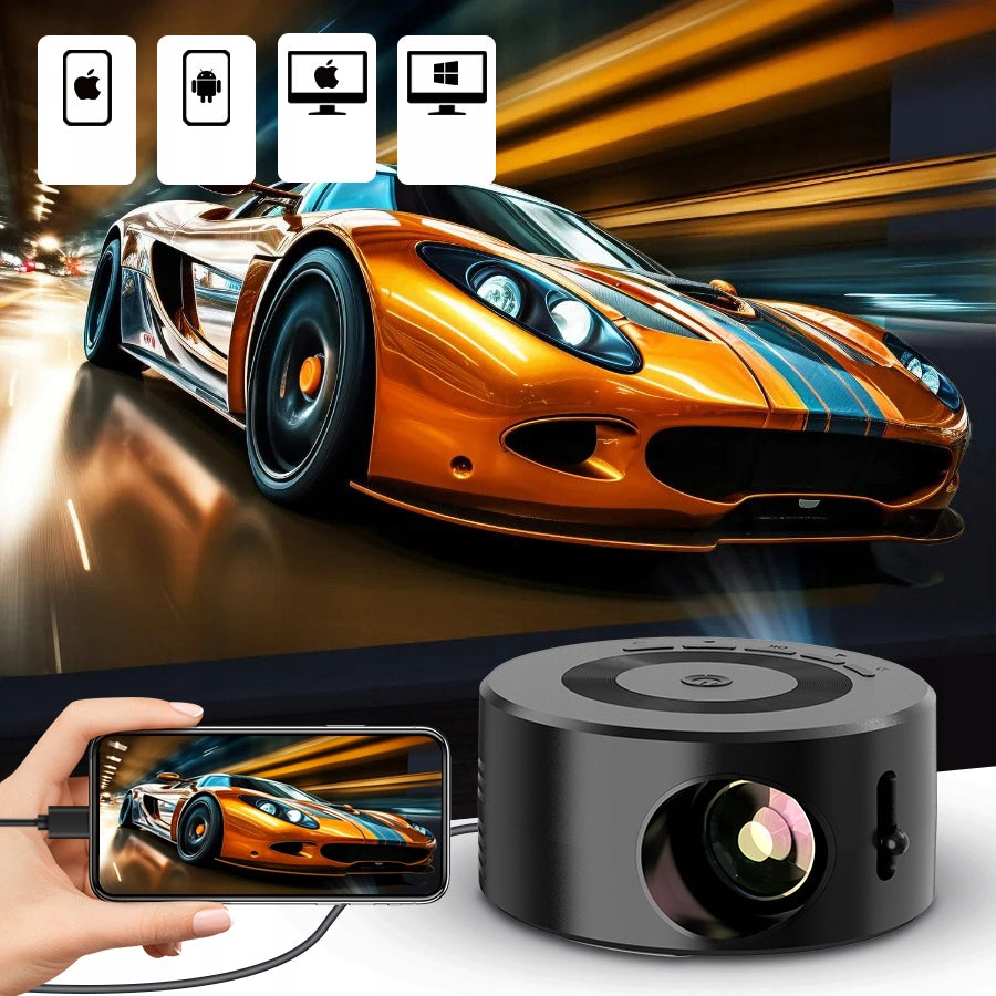 PORTABLE SMALL PHONE PROJECTOR 1080P BLUETOOTH VIDEO PROJECTOR FOR HOME Manufacturer code Mini projektor Bluetooth