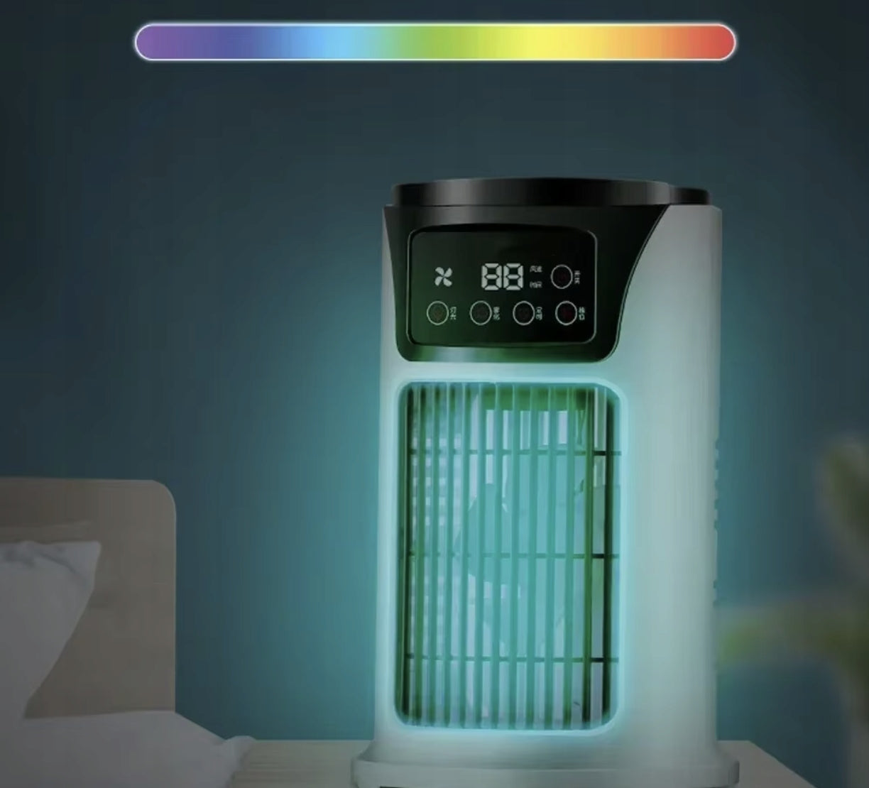 PORTABLE SMALL USB WATER AIR CONDITIONER FOR HOME FAN Model 6900581239230