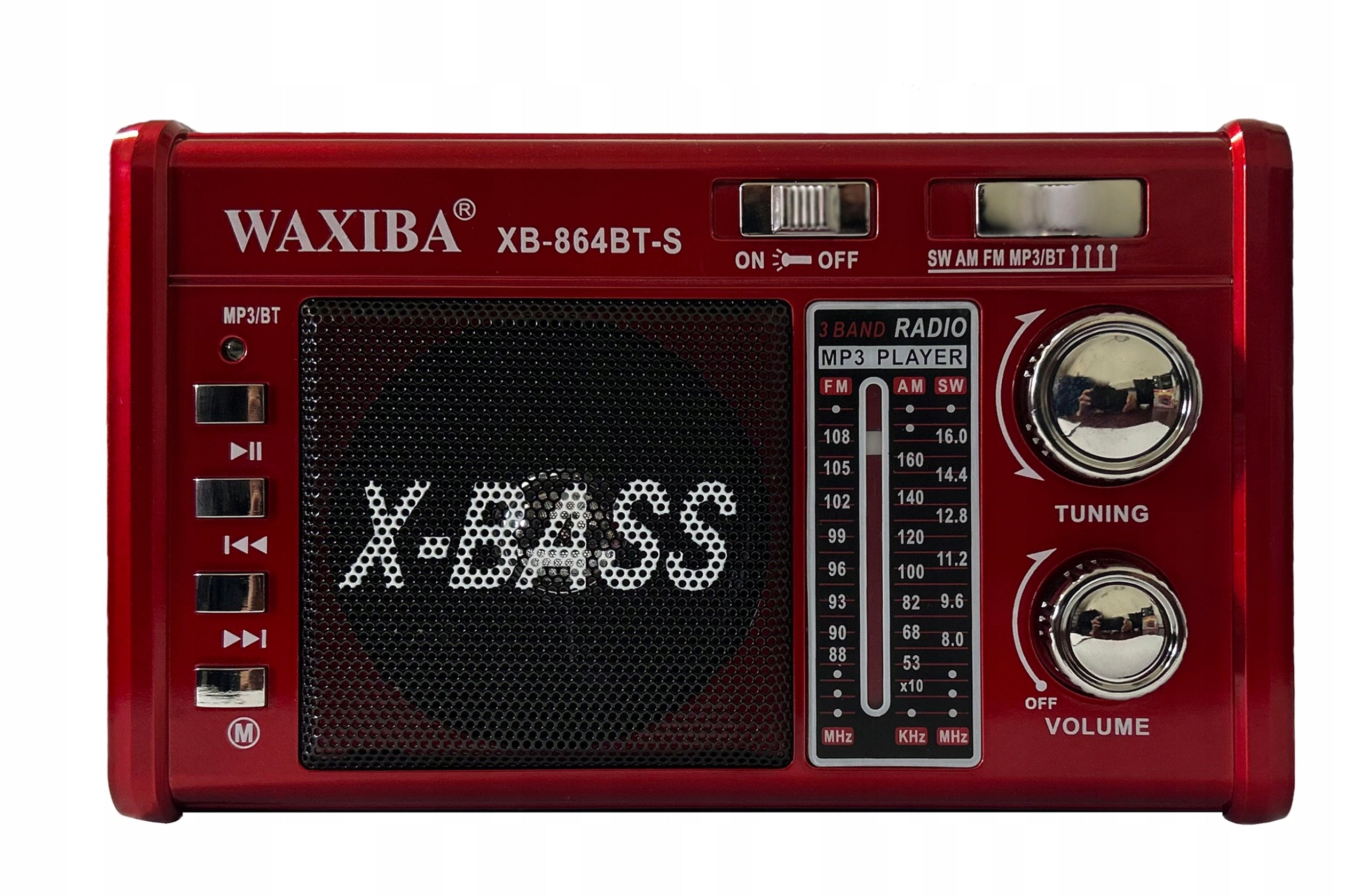 PORTABLE SOLAR KITCHEN RADIO BUILT-IN AM FM USB BLUETOOTH BATTERY Manufacturer code RADIO WAXIBA