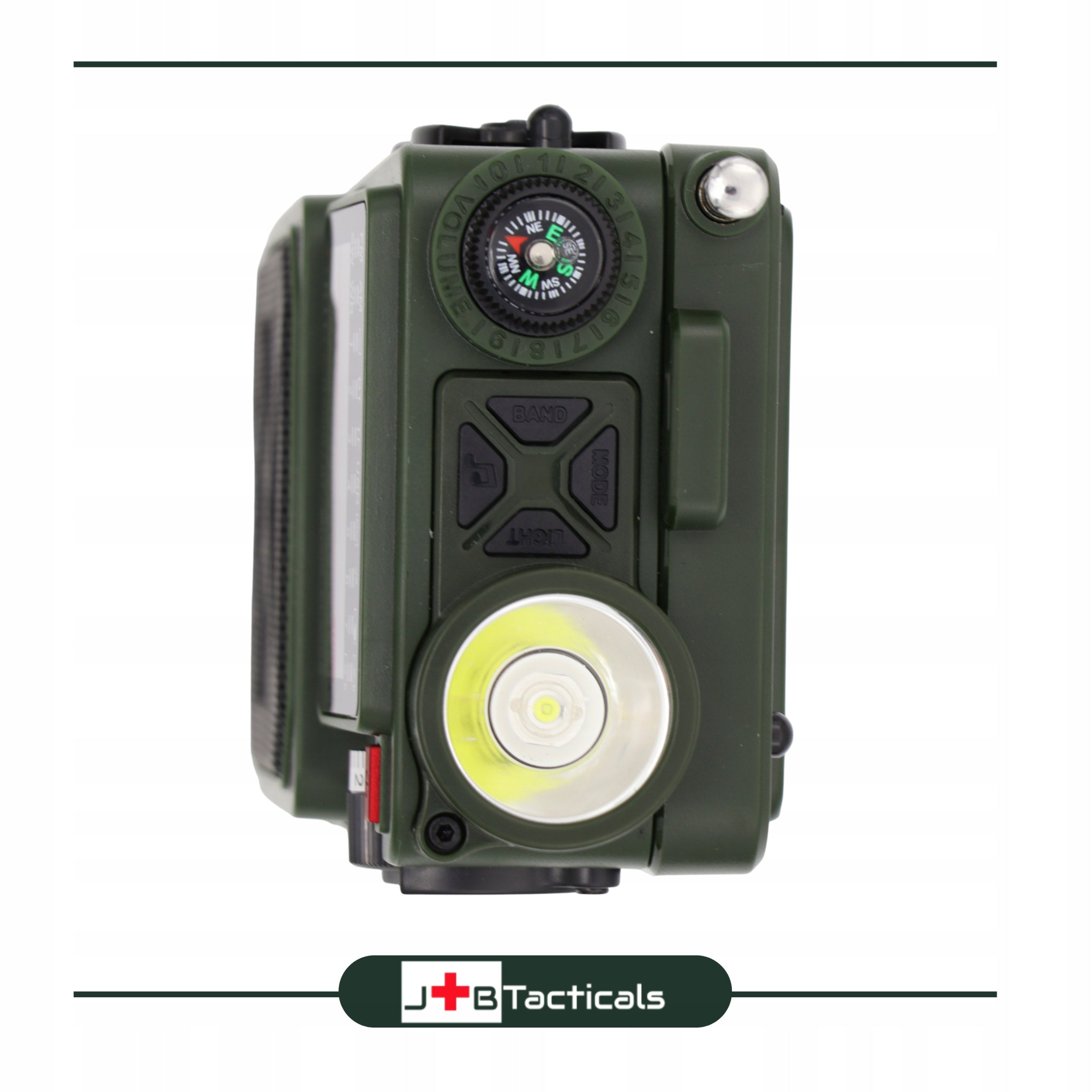PORTABLE SOLAR RADIO EMERGENCY KITCHEN CRANK DYNAMO FLASHLIGHT SOS 4000mAh Manufacturer code Radio przenośne taktyczne survivalowe EDC