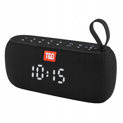 PORTABLE SPEAKER BLACK POWERFUL KARAOKE MICROPHONE MOBILE AUDIO HOUR FM Packaging status original