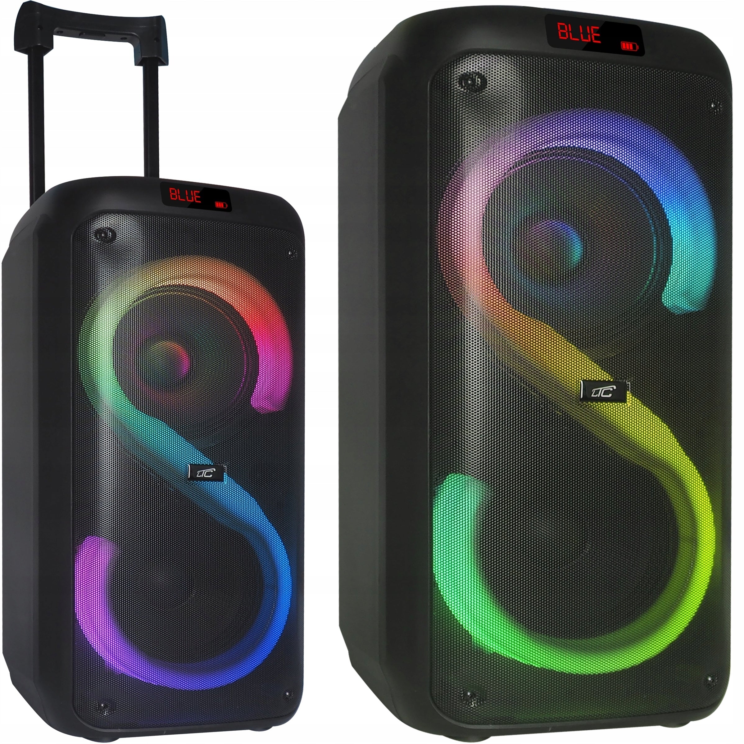 PORTABLE SPEAKER COLUMN XXL 400W PARTYBOX KARAOKE REMOTE CONTROL AUX USB BT FM Brand LTC
