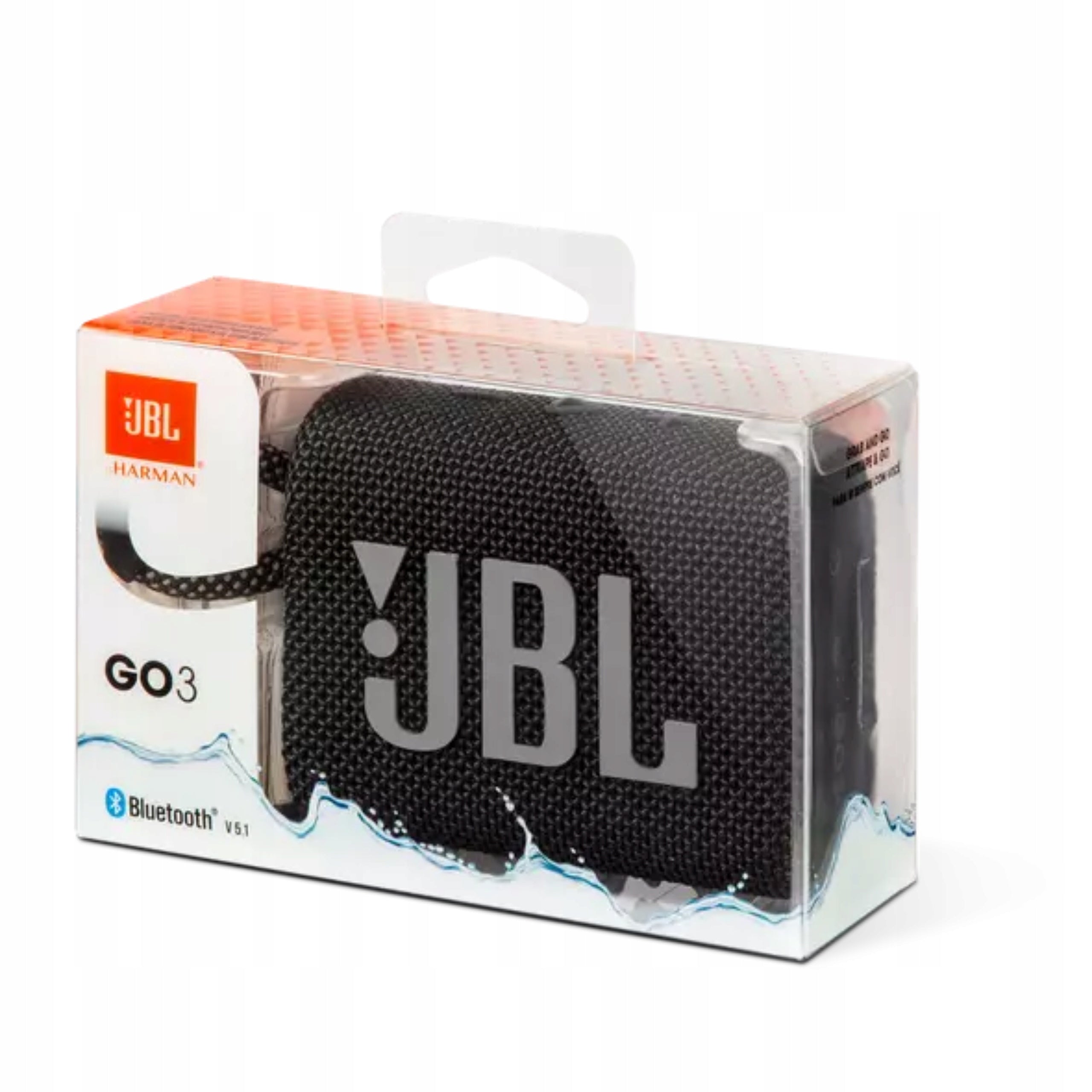 PORTABLE SPEAKER JBL GO 3 WIRELESS BLUETOOTH 4,2 IN BLACK