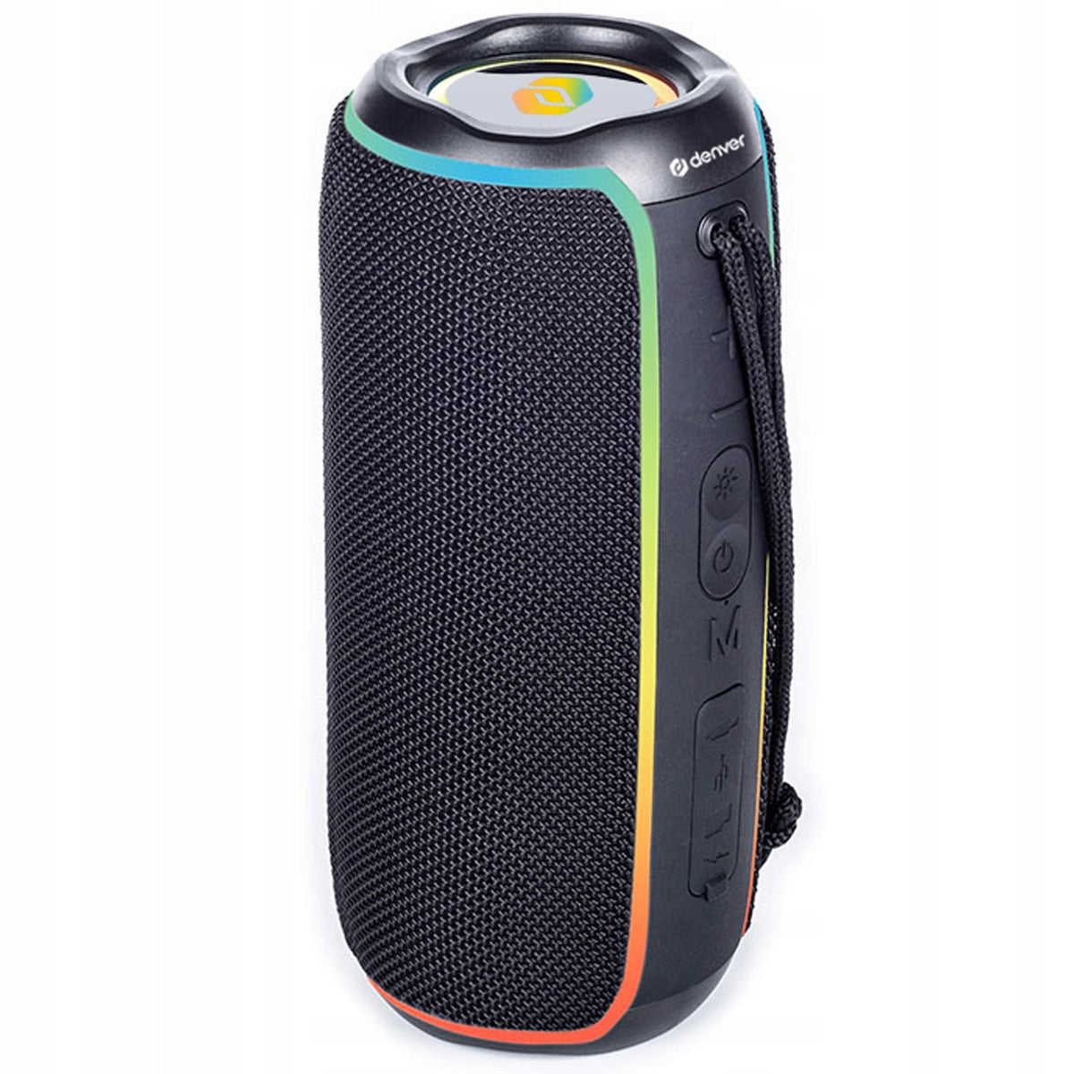 PORTABLE SPEAKER WITH LED BACKLIGHT MP3 DENVER Batteries included no