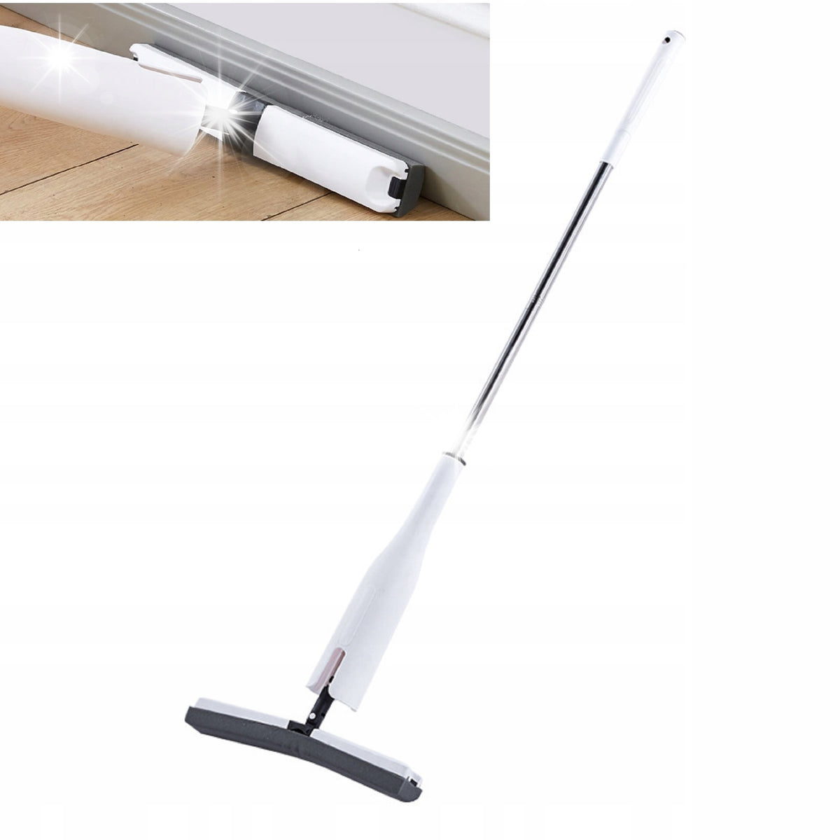 PORTABLE SPONGE MOP WITH SQUEEZER TELESCOPIC STICK PVA FOR FLOOR CLEANING
