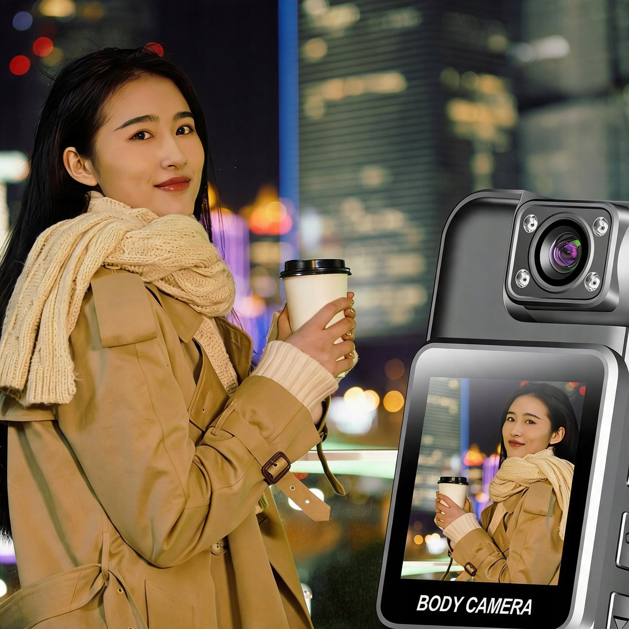 PORTABLE SPORTS CAMERA SUITABLE FOR CYCLISTS POCKET AUDIO 1080 Model kamera