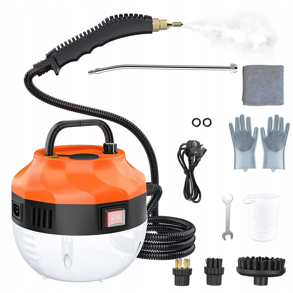PORTABLE STEAM CLEANER 2500W KITCHEN STEAM VACUUM CLEANER 1000ML 105°C