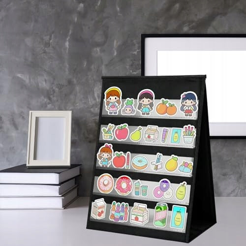 PORTABLE STICKER STAND FOR LARGE STICKERS 10 2CM PORTABLE STAND Model B0FS5TW824
