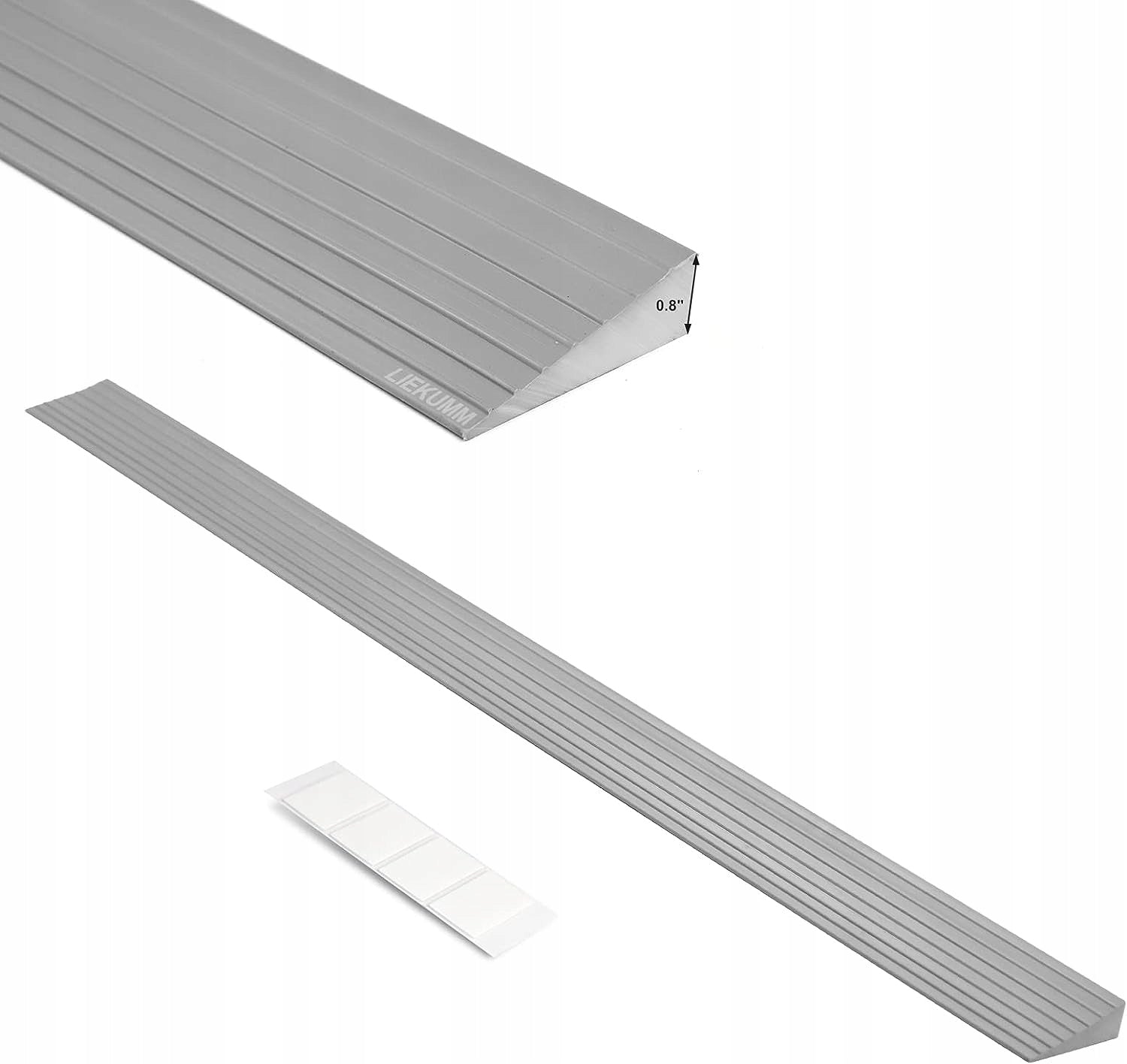 PORTABLE THRESHOLD RAMP WITH PVC 2 CM 800KG UNIVERSAL