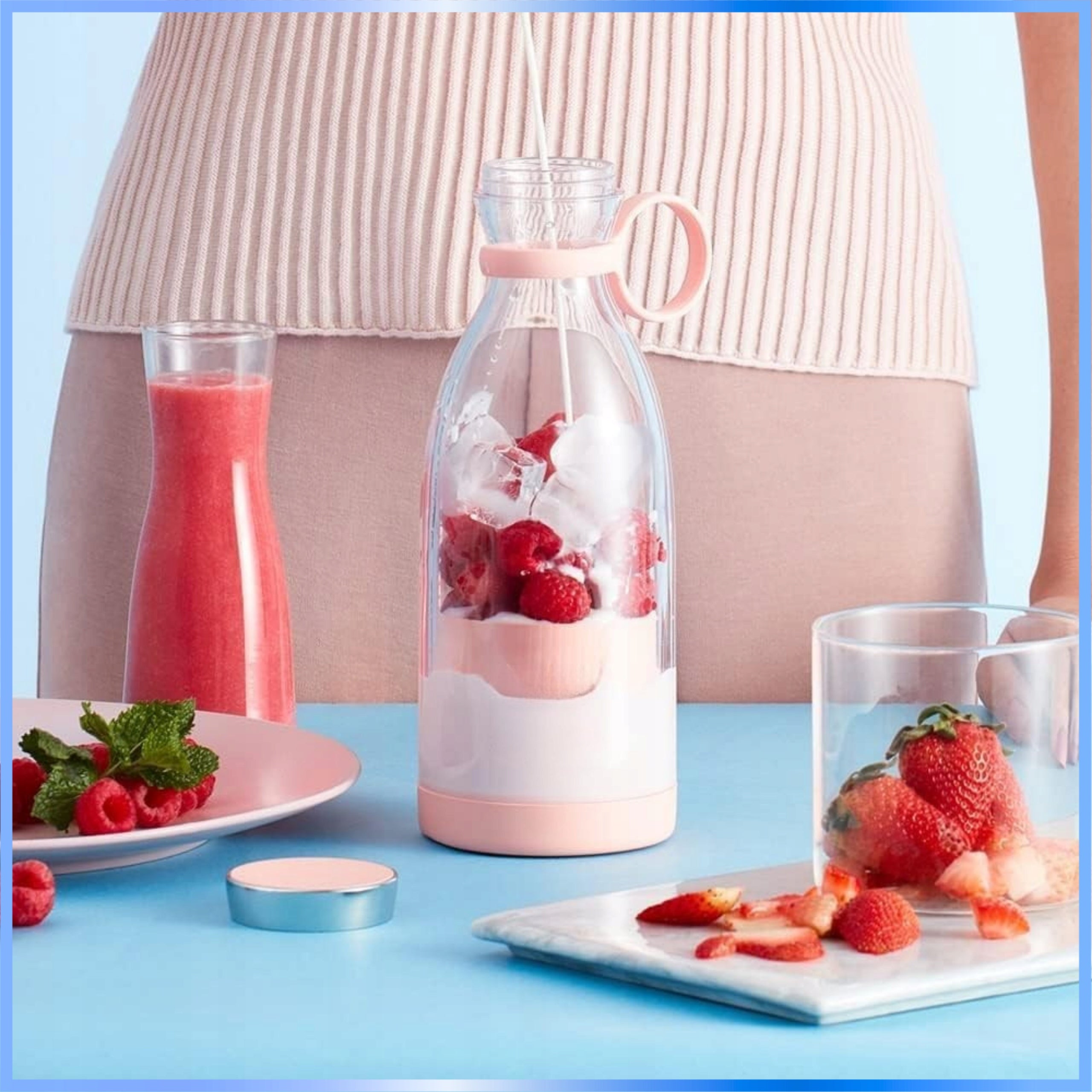 PORTABLE TRAVEL BLENDER WIRELESS USB BOTTLE COCKTAIL BOTTLE Brand no brand