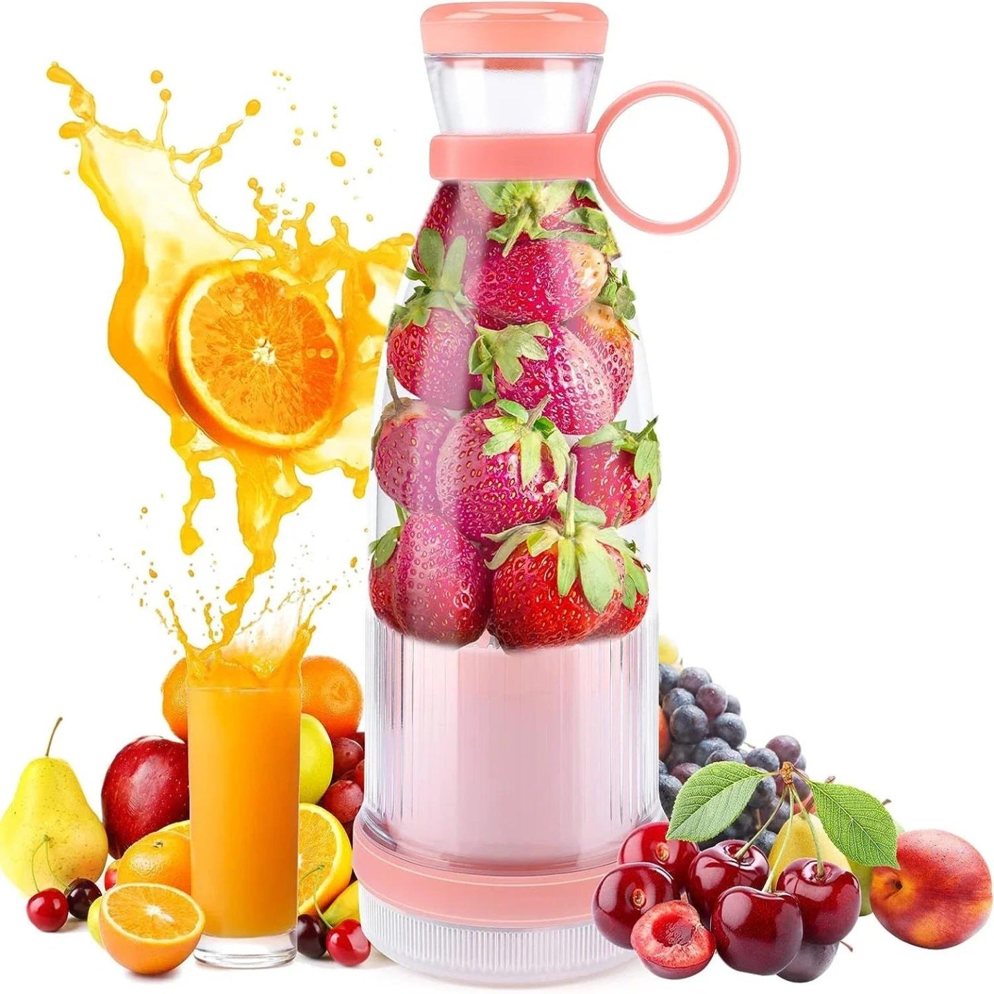 PORTABLE TRAVEL BLENDER WIRELESS USB BOTTLE COCKTAIL BOTTLE