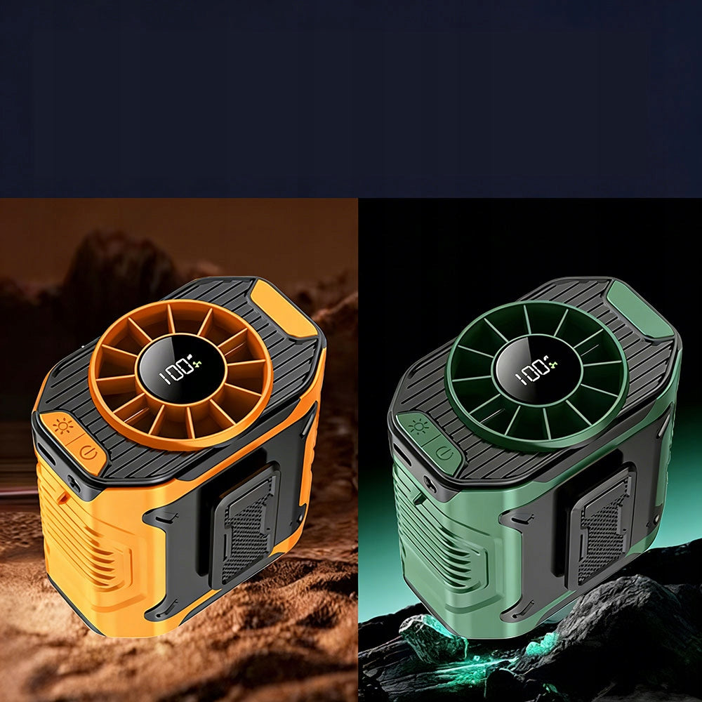 PORTABLE USB FAN FOR CAMPING, FISH, TREKKING, BIKE, OUTDOOR WORK Brand no brand