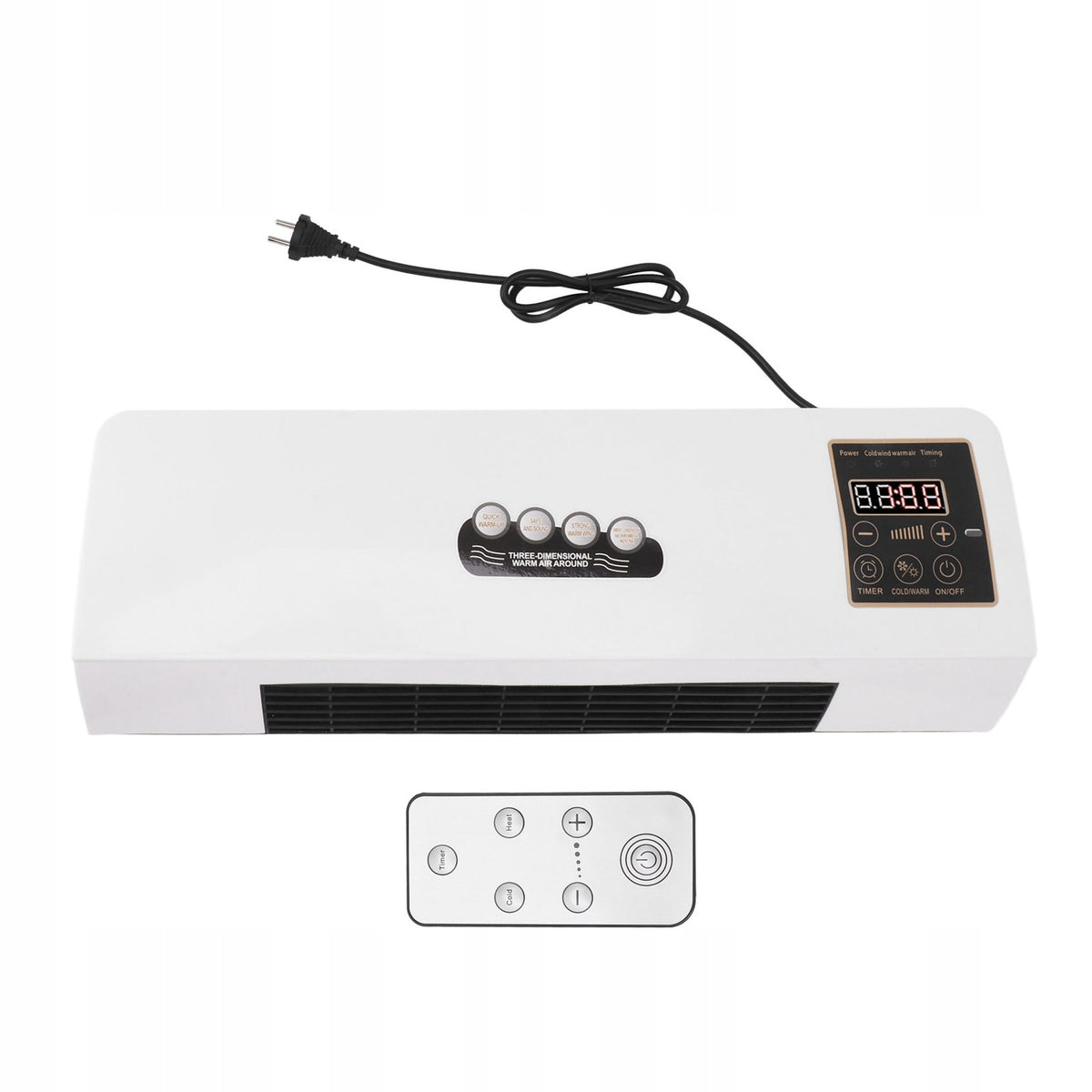 PORTABLE WALL AIR CONDITIONER WITH REMOTE CONTROL CONVENIENT
