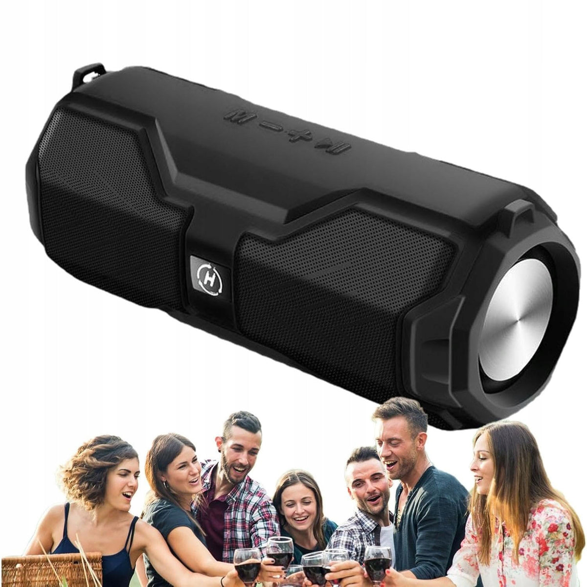 PORTABLE WIRELESS BLUETOOTH SPEAKER 1200MAH 20W USB FM