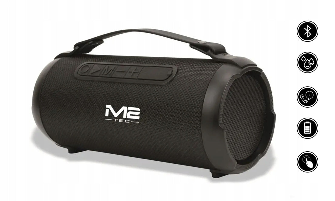 PORTABLE WIRELESS SPEAKER M2 TEC X22 RADIO SLOT MicroSD AUX 9,5W Packaging status original