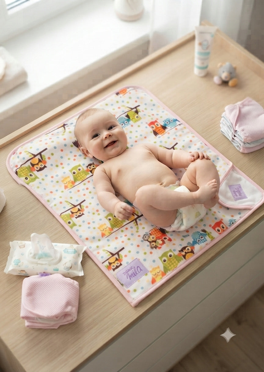 PORTABLE mat with changing case 40x70 cm reusable soft backing Manufacturer code P203