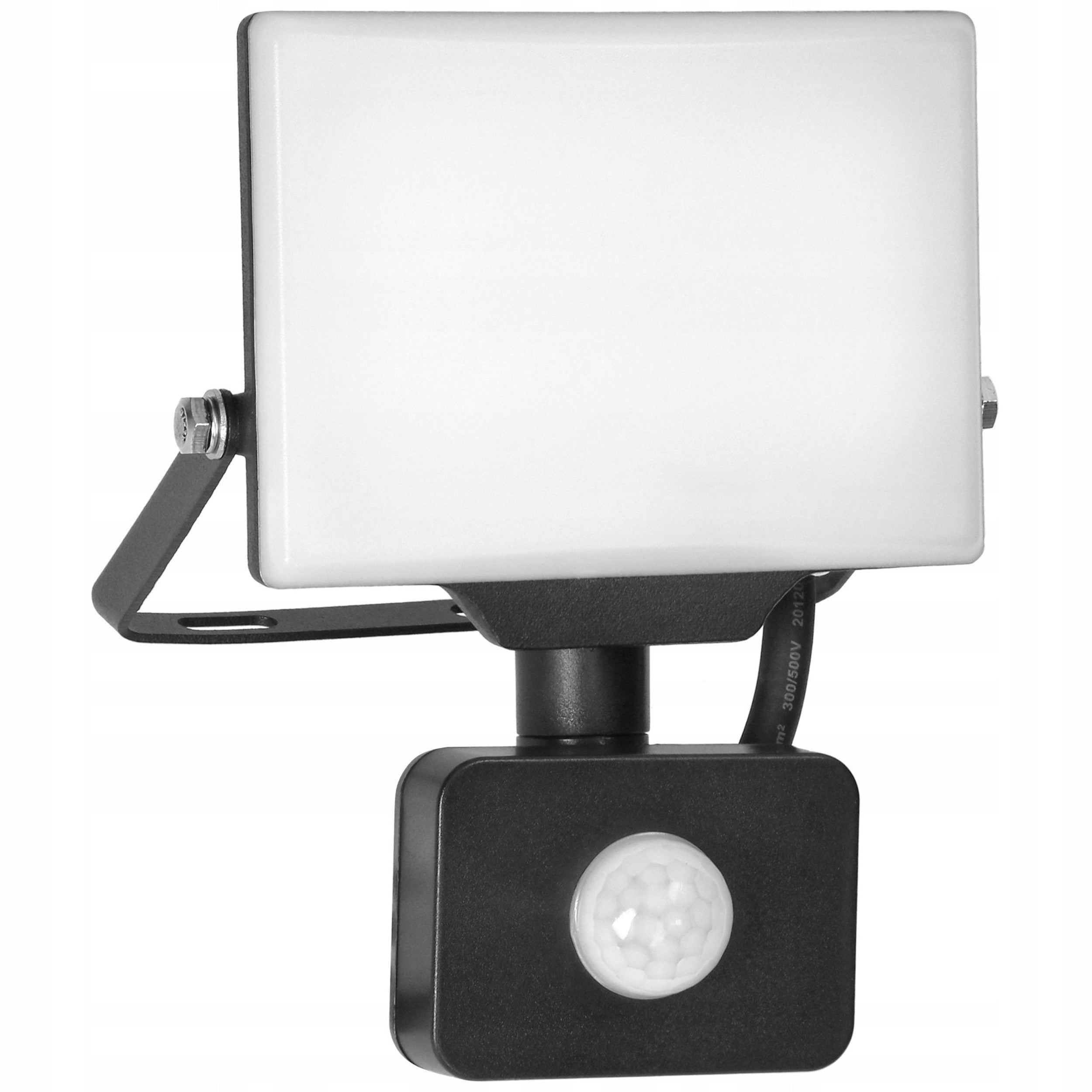 PORTO S LED FRAMELESS LED FLOODLIGHT with PIR, 20W,1600lm, IP44, 4000K