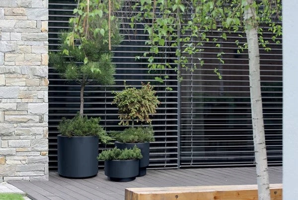 POT ANTHRACITE COVER FOR FLOWER PLANTS FROST-RESISTANT ROUND Manufacturer code 5907184353494