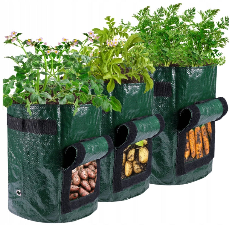 POT BAG FOR GROWING VEGETABLES TOMATOES POTATOES CARROTS 20L
