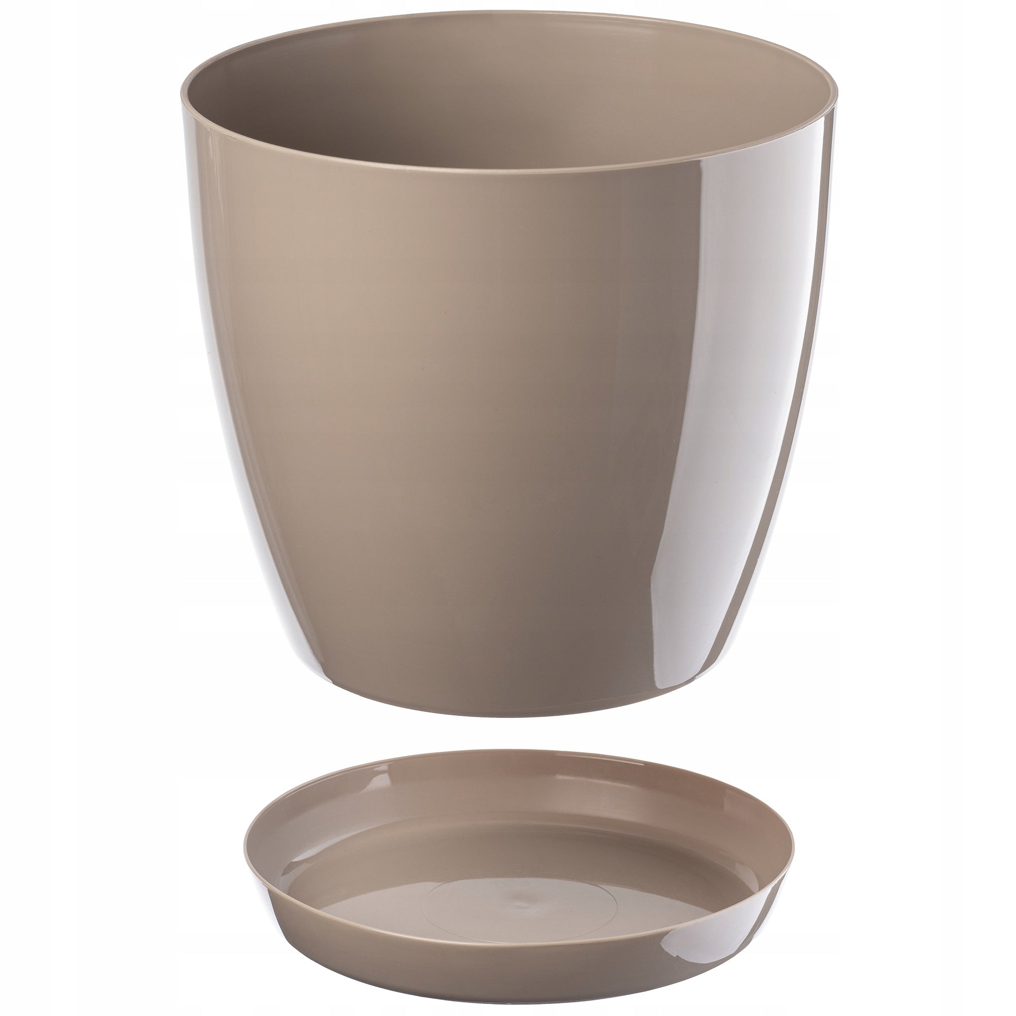POT COVER FOR FLOWERS BEIGE BASE 18cm Product height 16 cm