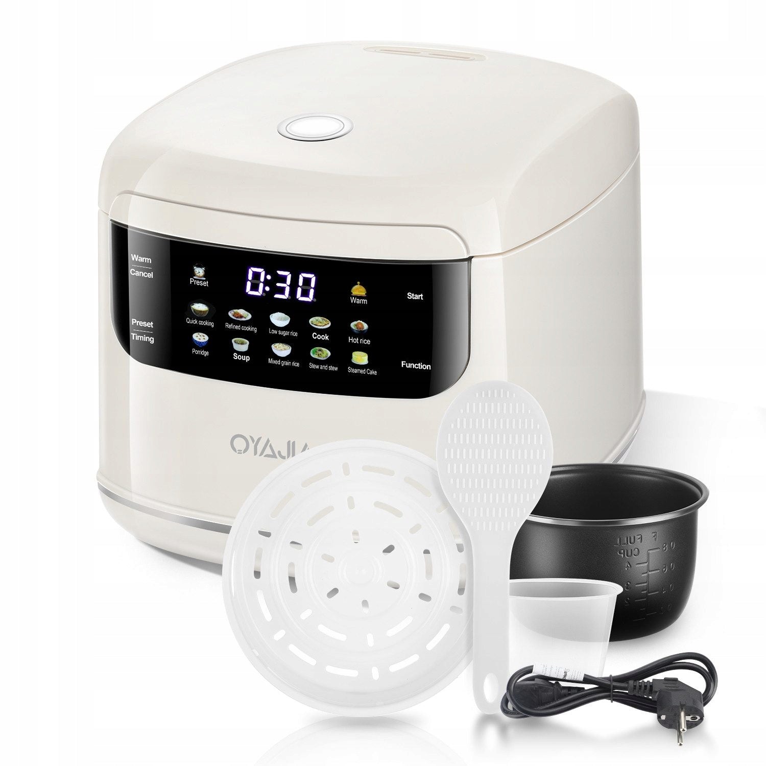 POT FOR COOKING RICE VEGETABLES RICE COOKER 2L ELECTRIC STEAMER RICE COOKER