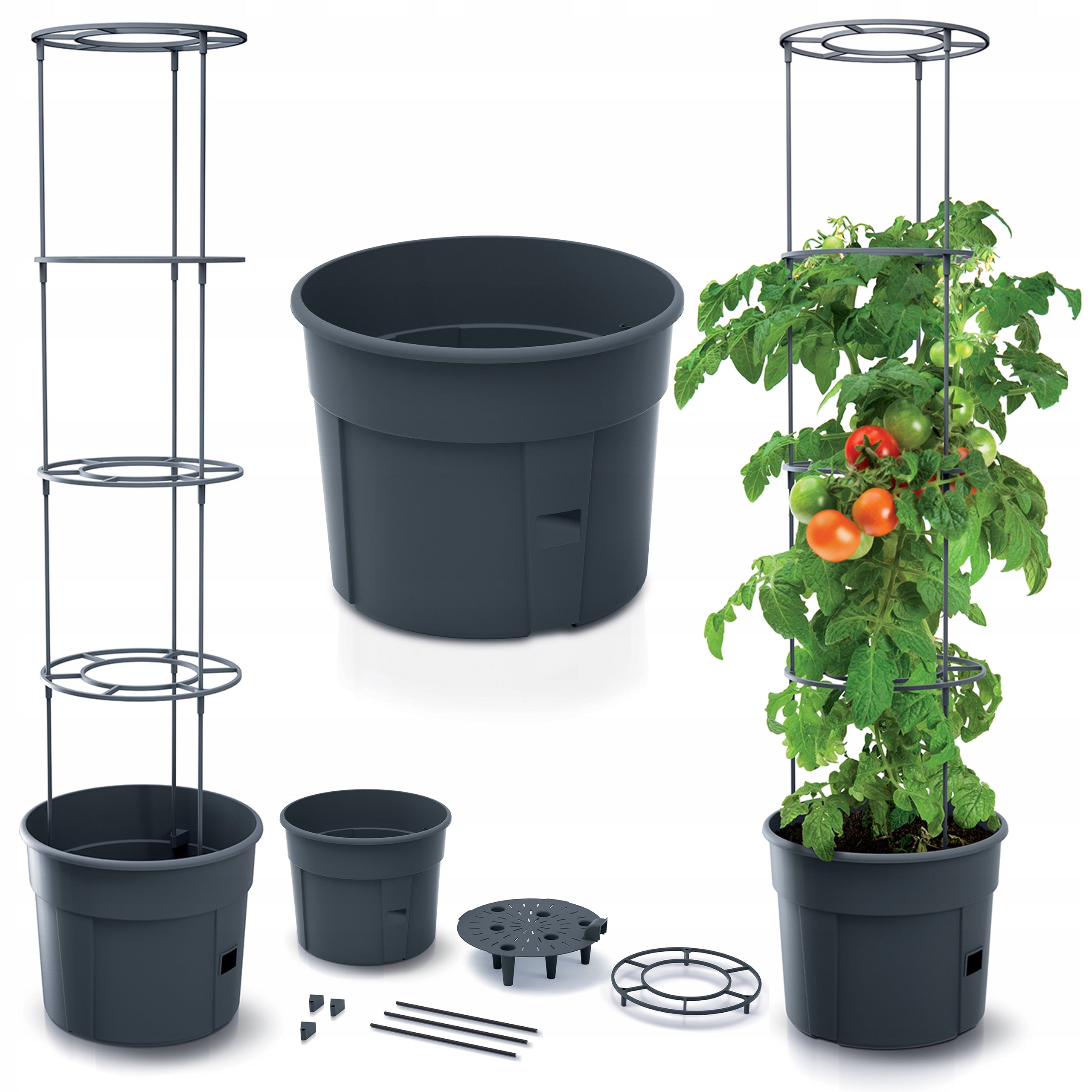 POT PLANTER FOR GROWING TOMATOES PLANTER 28L SET GROWER PROSTARPLAST