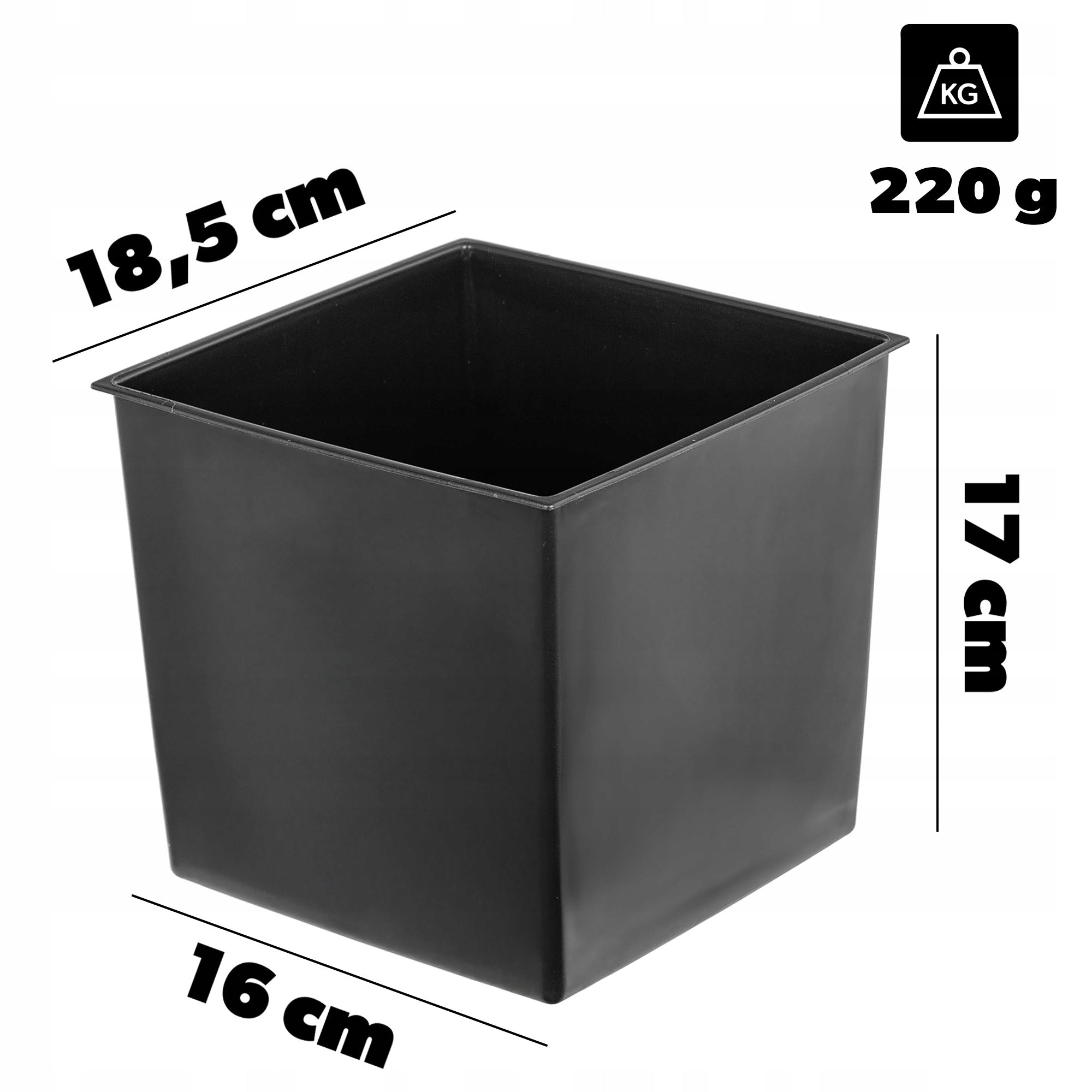 POT REFILL POT REFILLS 19 x19 cm SQUARE UNIVERSAL Brand Kadax