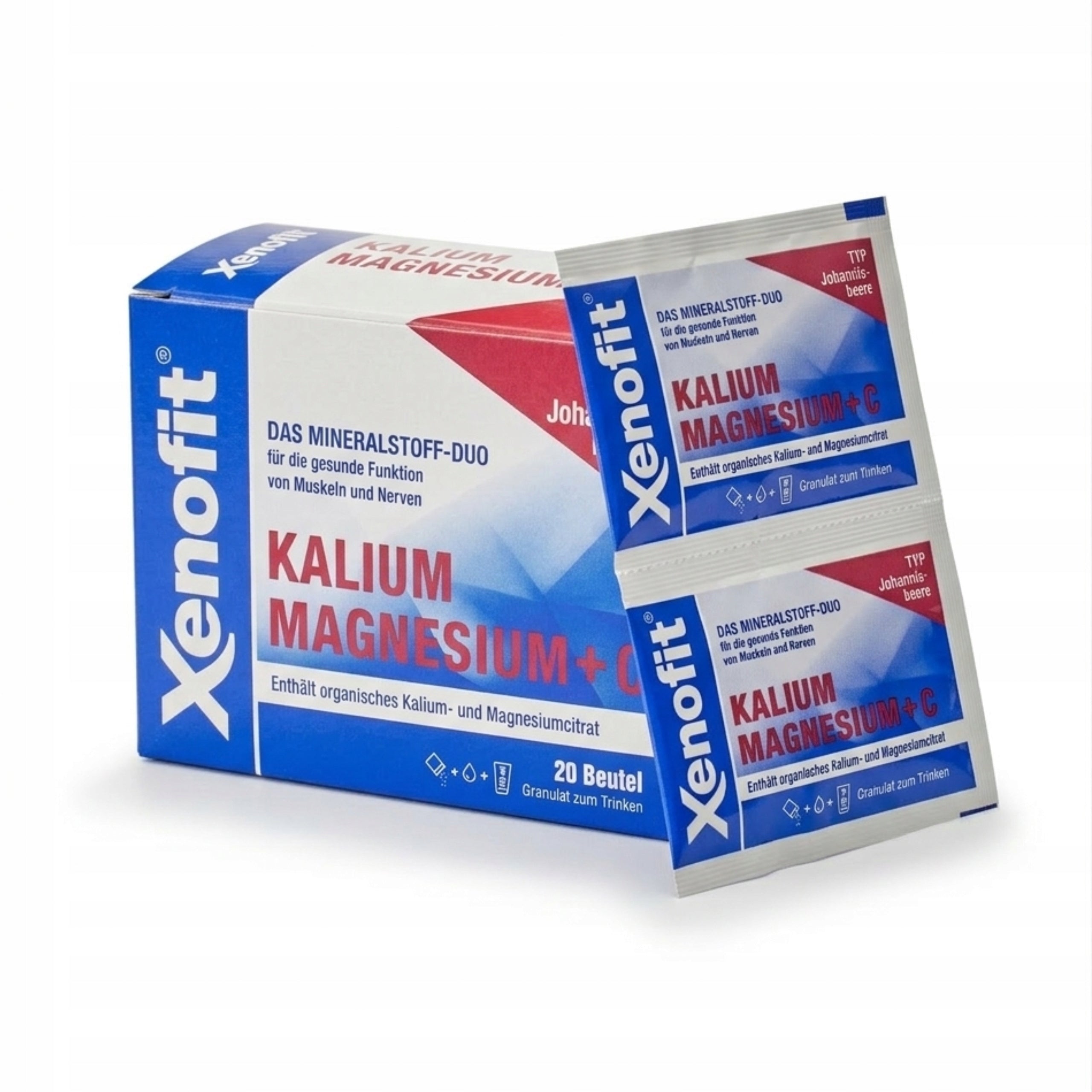 POTASSIUM MAGNESIUM VITAMIN C KALIUM MAGNESIUM MINERALDRINK XENOFIT 20 SACHETS