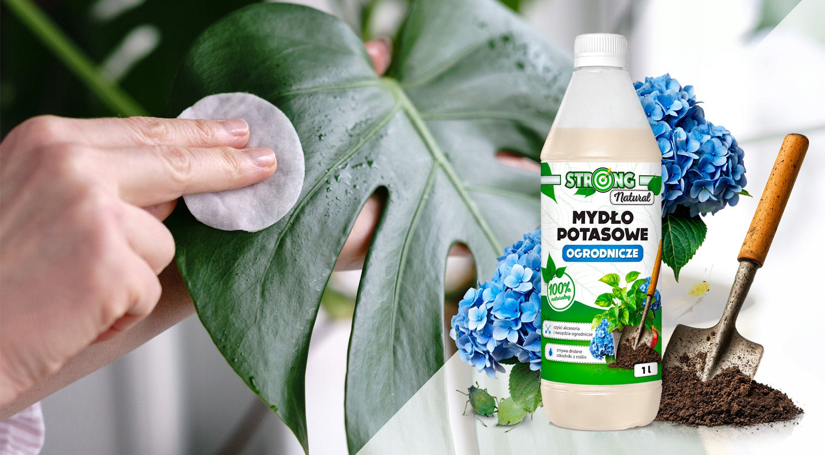 POTASSIUM SOAP FOR CLEANING PLANT CARE TOOLS STRONG 1L Packaging status original