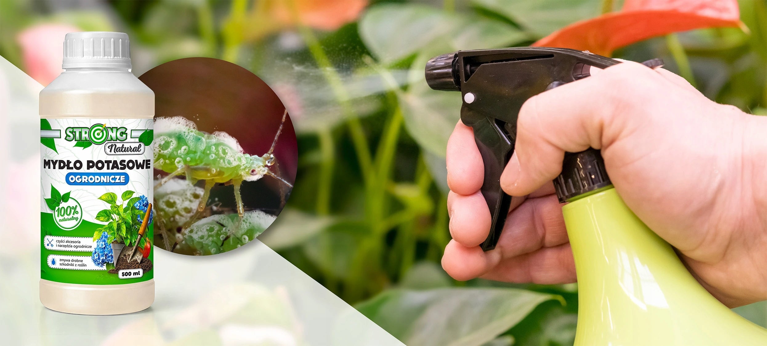 POTASSIUM SOAP FOR PLANT CARE CLEANING TOOLS STRONG 500 ML Manufacturer code 3648