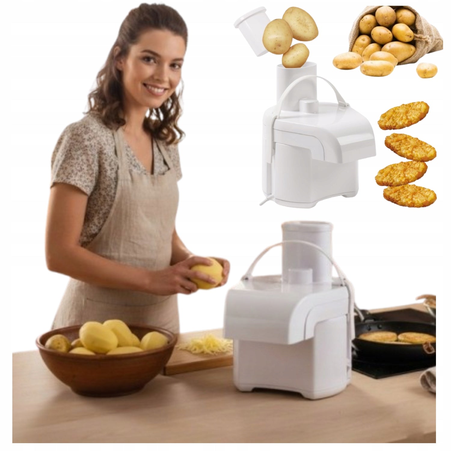 POTATO FRICTION MACHINE LITHUANIAN MIGIRIS CIORKA ELECTRIC GRATER