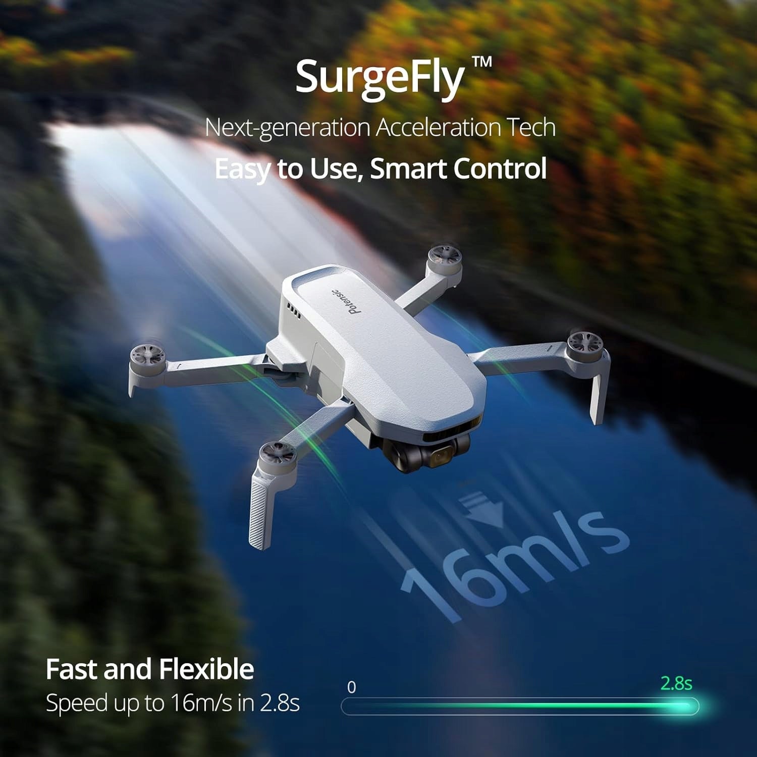 POTENSIC ATOM SE GPS DRONE 4K EIS 62 MIN FLIGHT 4KM FPV FOLLOW-ME TRANSMISSION Model ATOM