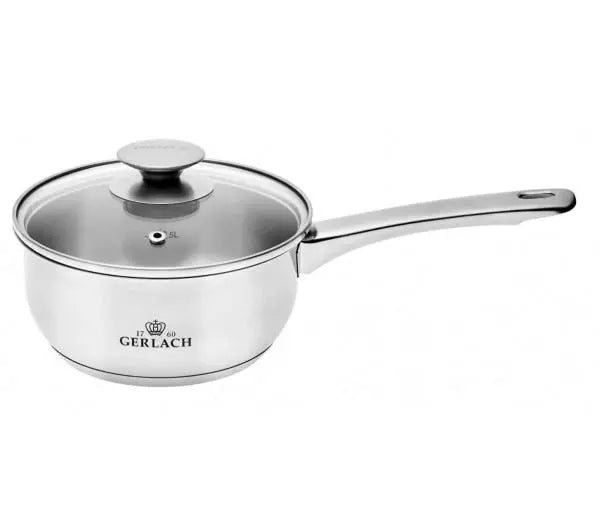 POTS GERLACH FIRST STAINLESS STEEL INDUCTION SET OF 10 ELEMENTS Packaging status original
