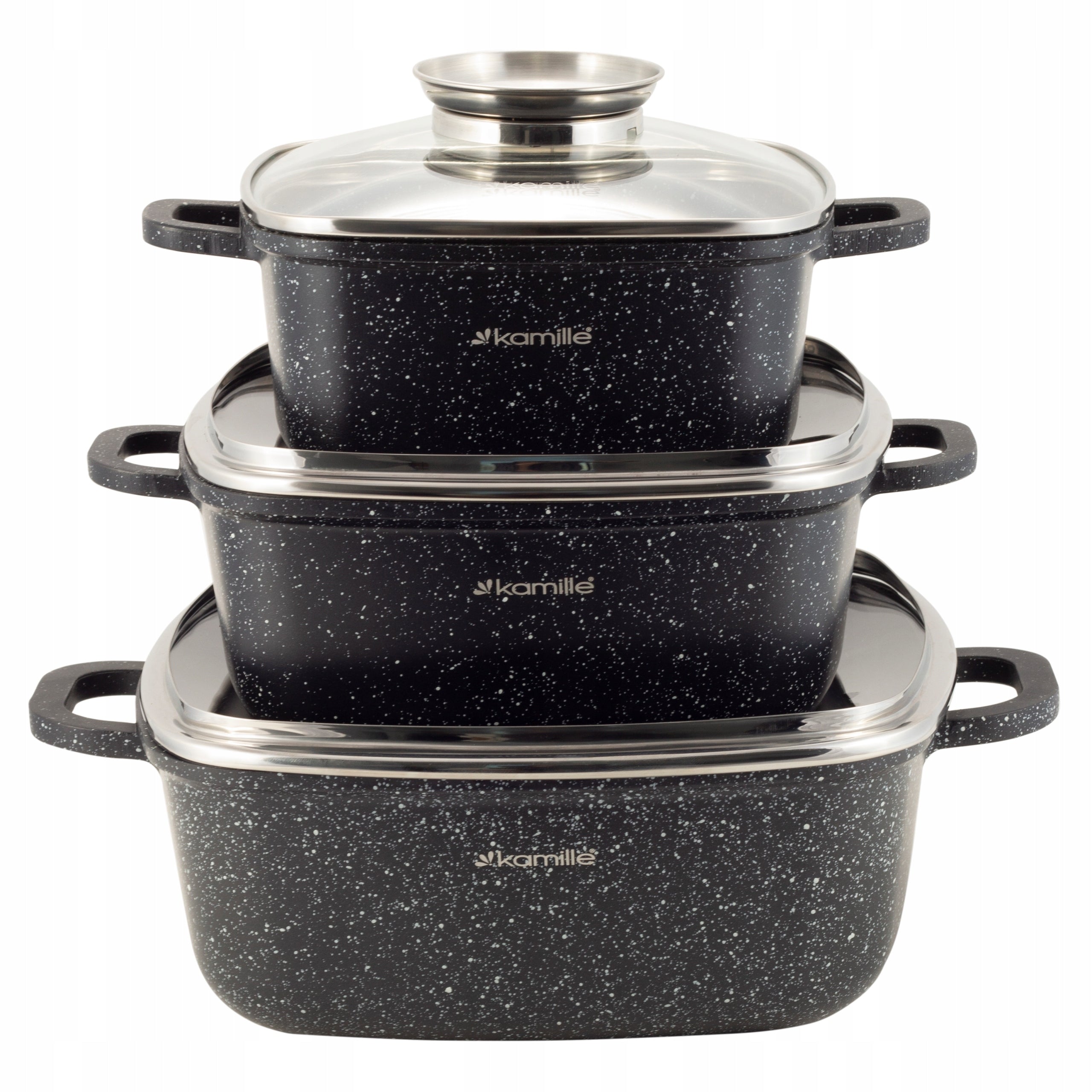 POTS SET OF POTS SET GAS INDUCTION KAMILLE Brand Kamille