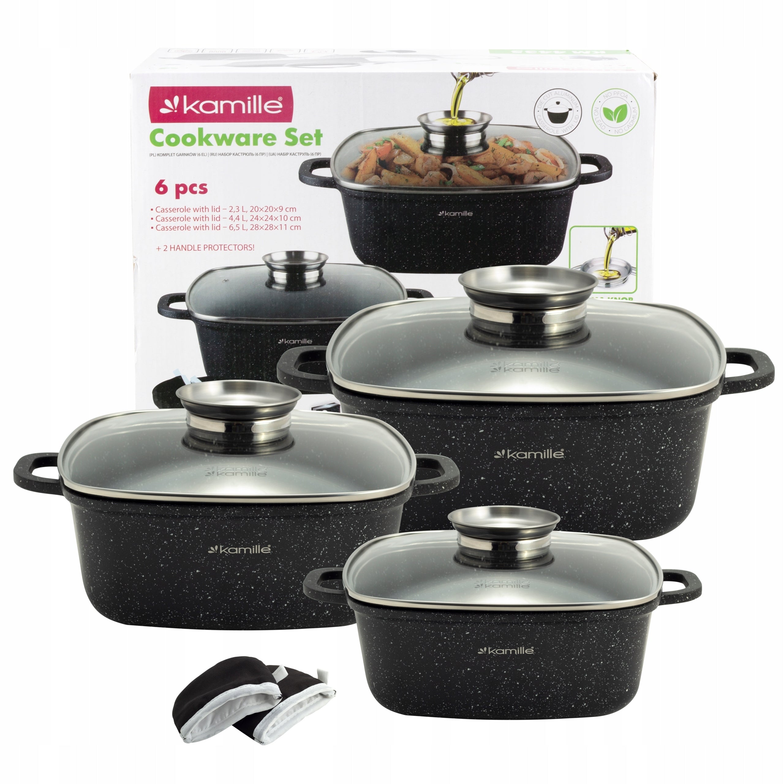 POTS SET OF POTS SET GAS INDUCTION KAMILLE