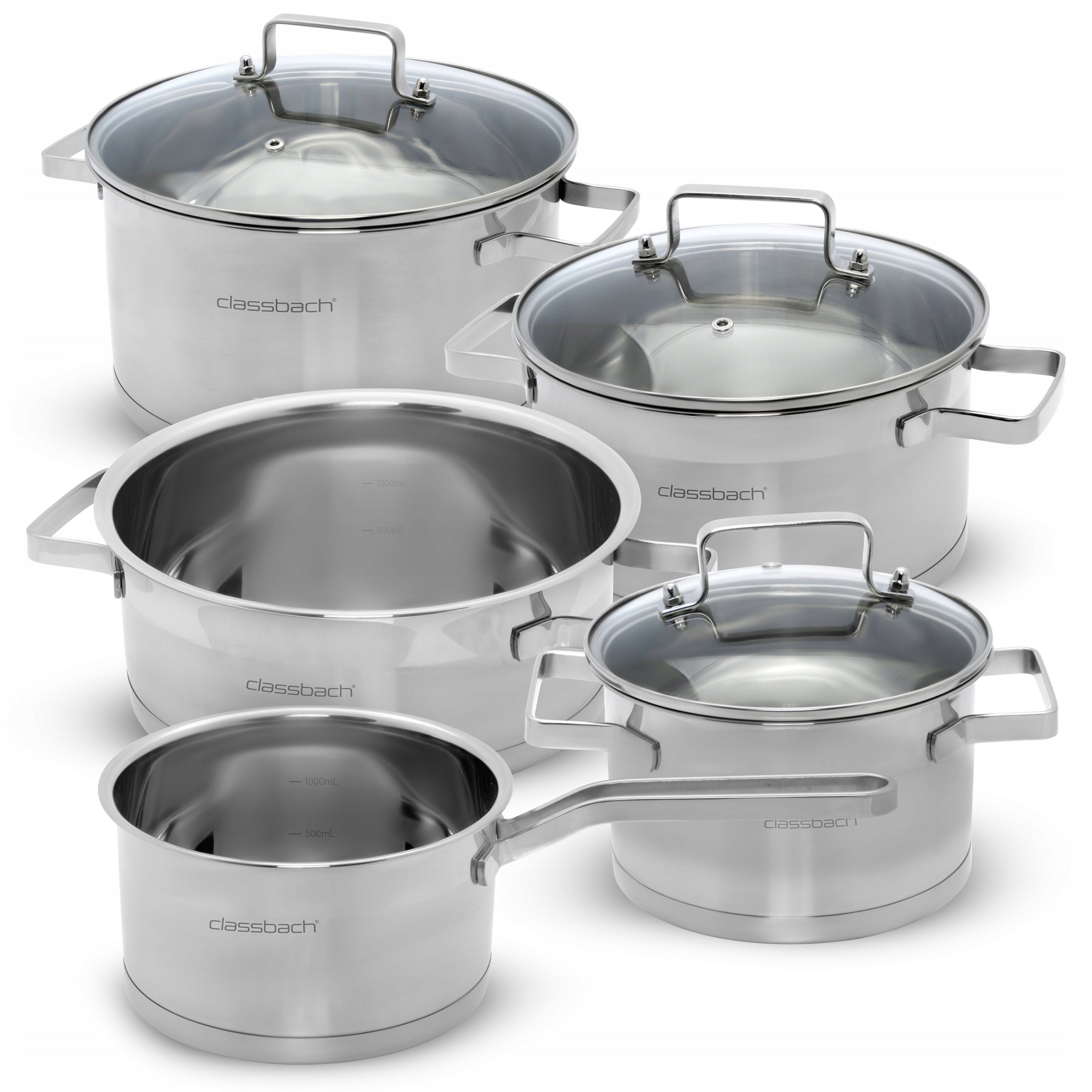 POTS SET POTS INDUCTION GAS 8 el Cl Manufacturer code C-KTS 4017