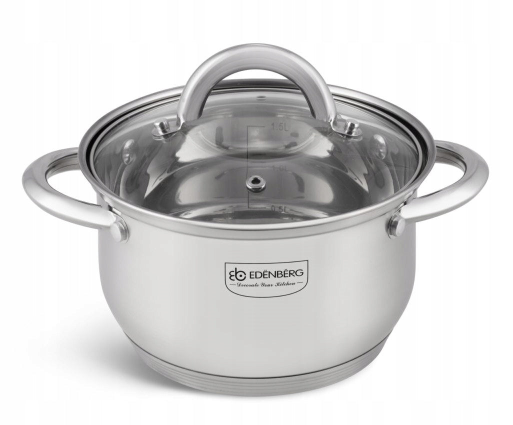 POTS Set of POTS Pot Edenberg INDUCTION GAS Number of items in the set 12