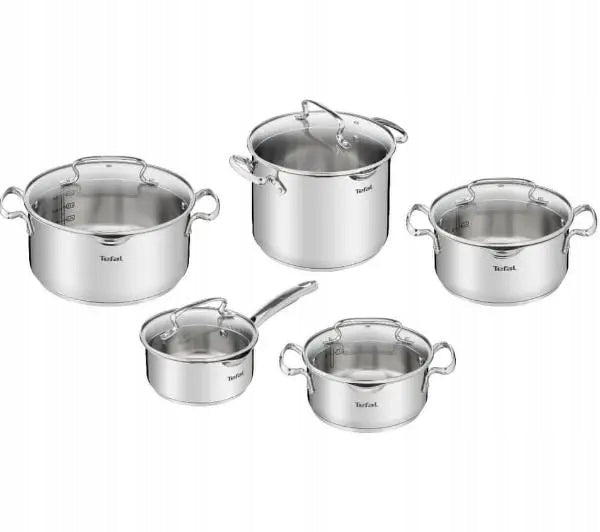 POTS TEFAL DUETTO+ G719SA74 INDUCTION SET OF 10 ELEMENTS